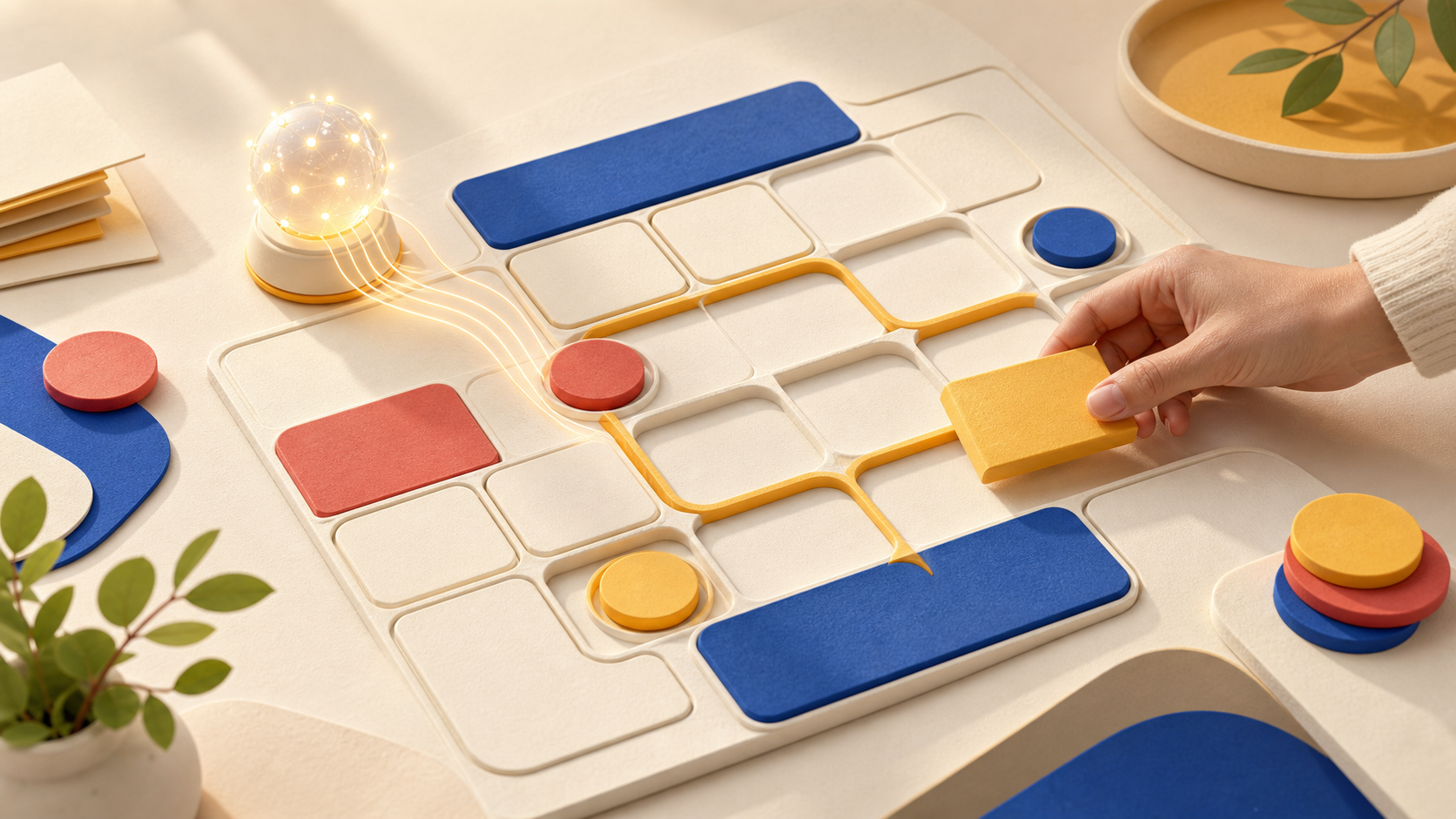 Topic visual for «How to Automate Bookings, Reminders, and Rescheduling with AI» — Cover