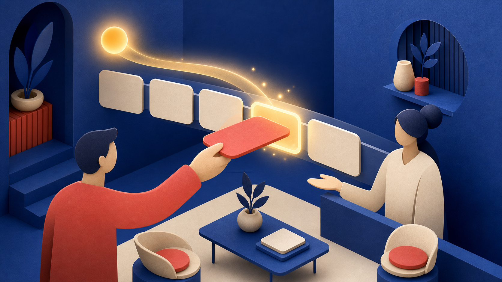 Topic visual for «How to Automate Bookings, Reminders, and Rescheduling with AI» — Visual 01